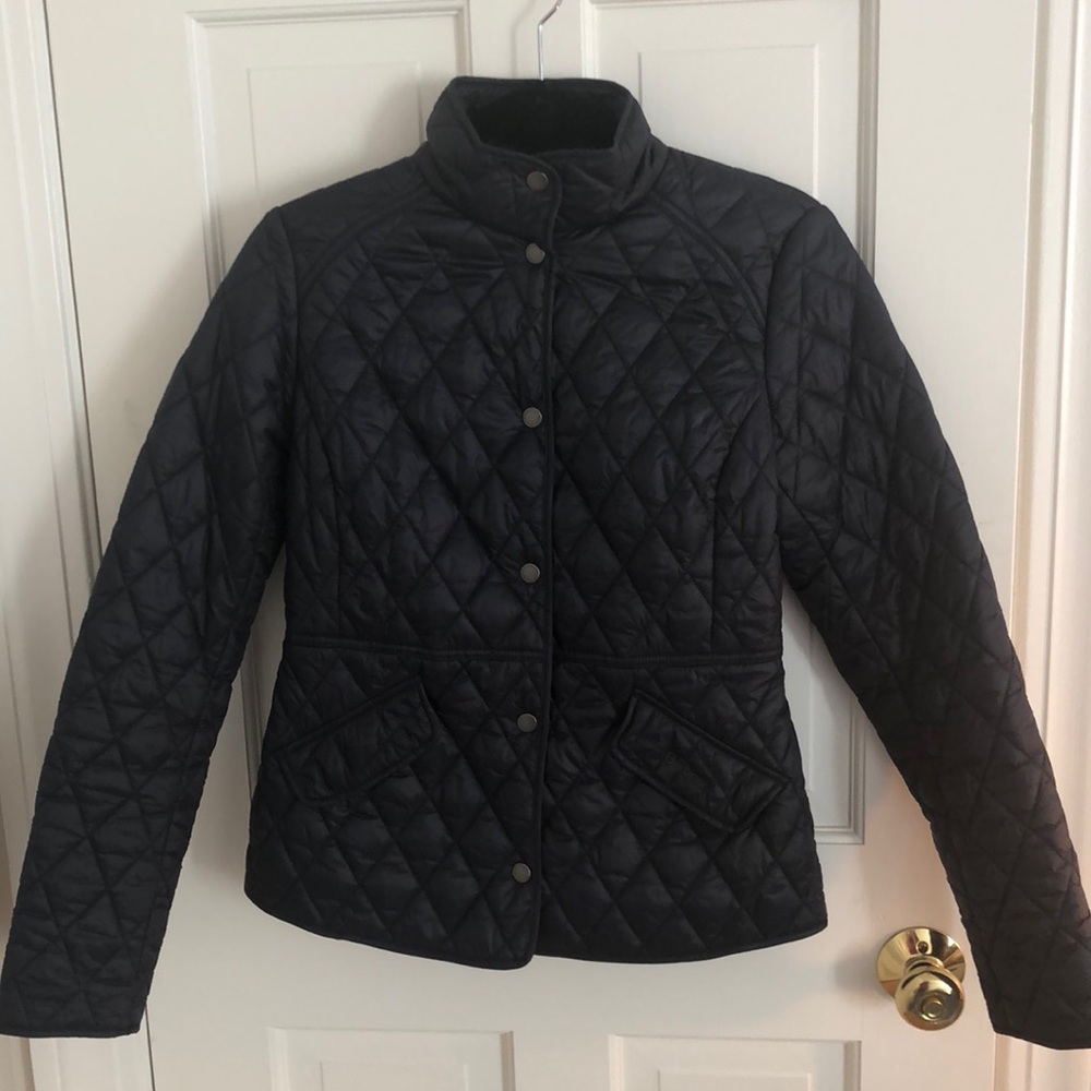 Barbour Tartan Light Puffer Jacket UK 8 US XS/SMALL